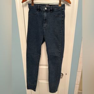 Zara dark wash skinny jeans size 4
